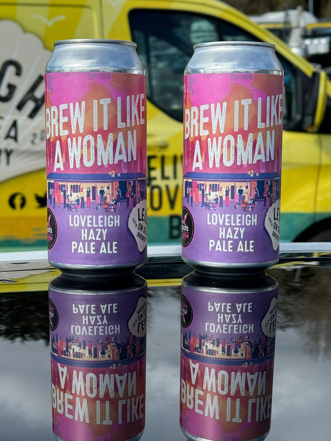Brew It Like A Woman Hazy Pale Ale - 440ml can